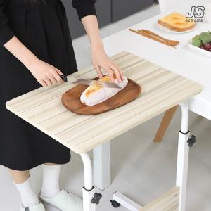 이동식 높이조절 키친 테이블 주방 보조 조리대 높은 아일랜드 식탁 홈바테이블 싱크대 렌지대