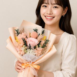 프리저브드꽃다발 여자친구 생일 화이트데이 졸업 100일 출산 프로포즈 부케 이벤트 꽃다발