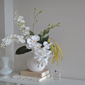 호접란 조화 꽃부케 세트 촬영 돌잔치 거실 매장 스튜디오 인테리어 소품