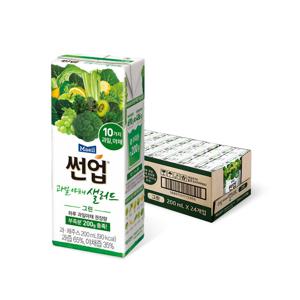 썬업 과일야채샐러드 그린 200ml*24팩
