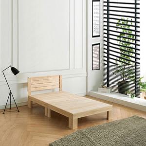 편백나무 원목 헤라 통판 침대프레임 싱글침대 매트리스 선택