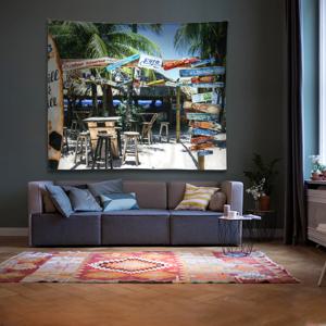 대형 패브릭포스터 / 가리개커튼 150x130(cm) 롱아일랜드 아이스티