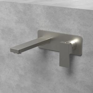 미스틱 2127N 니켈 벽매립 세면수전