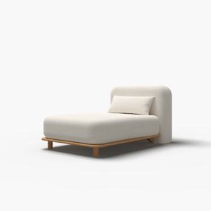 플로우 화이트 오크 원목 모듈 소파 카우치 3colors