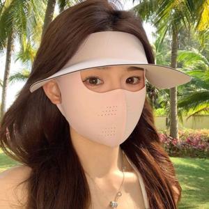 LN 올인원 쿨링캡 모자 페이스 커버 3종 세트 마스크 넥커버 자외선차단 여름 썬캡