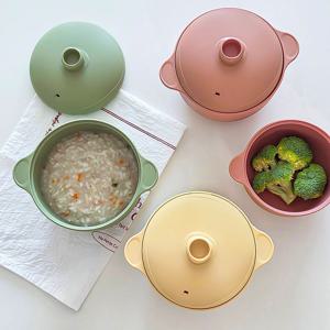 전자레인지 찜기 국산 실리콘 냄비 라면 계란찜 용기 중 800ml