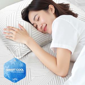 1+1 스마트쿨 업 냉감패드 퀸 국내생산 여름 침대패드