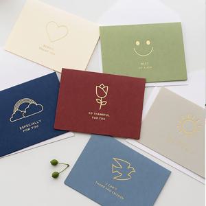 감사 축하 미니 메세지카드 생일 기념일 이벤트 기프트 편지지 편지봉투 응원 엽서 꽃 선물