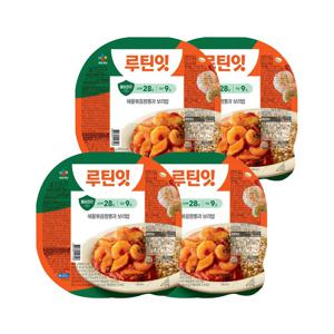 CJ 루틴잇 해물볶음짬뽕과 보리밥 404g x4개