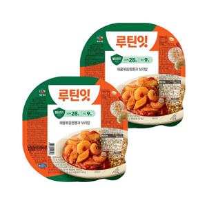 CJ 루틴잇 해물볶음짬뽕과 보리밥 404g x2개