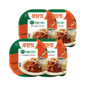 CJ 루틴잇 죽순제육볶음과 귀리곤약밥 412g x4개