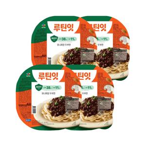CJ 루틴잇 유니짜장두부면 445g x4개