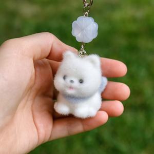 스카프 강아지 키링 여름 감성 행운 귀여운 선물 가방 열쇠고리