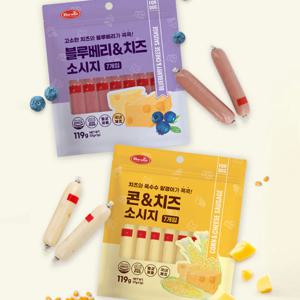 블루베리&치즈소시지/콘&치즈소시지 7P 2종