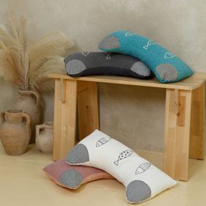 어깨 메밀 피쉬누빔 베개 (메밀속포함)