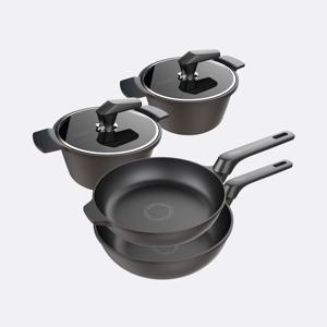 뉴캐스트 초콜릿 IH 프라이팬 4종(24cm+궁중28cm+편수냄비18cm+양수냄비20cm)