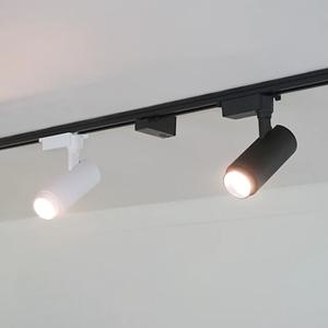 LED 레일조명 디밍 원통 COB 20W 밝기조절 스포트 레일등 카페조명 주방조명