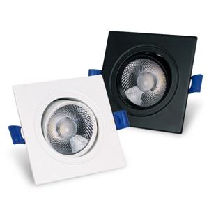 엘포스 LED 다운라이트 멀티 매입등 사각 1구 MR16 일체형 COB 8W 플리커프리