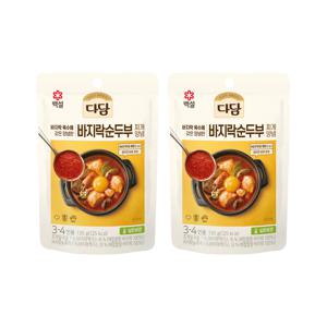 다담 바지락순두부 찌개 양념 130g*2개