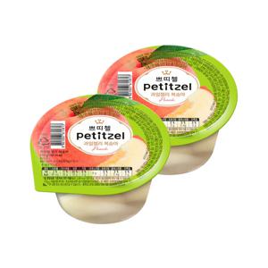 쁘띠첼 복숭아 과일젤리 210g*2개