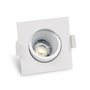 LED 다운라이트 에코케이브 COB 3W 직회전 사각 플리커프리 매립등