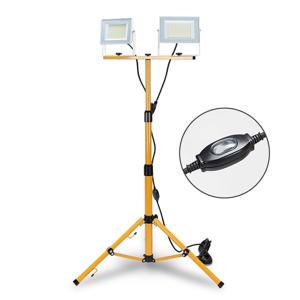 LED 투광기 100W 거치대 세트 스위치형 투광등 받침대 스탠드 작업등