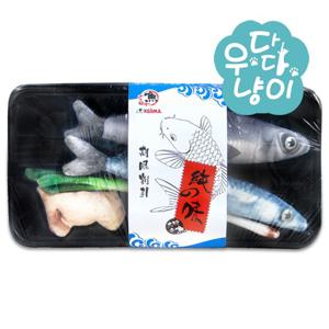 캣가든 캣닢생선가게 참치+꽁치 매운탕 고양이장난감