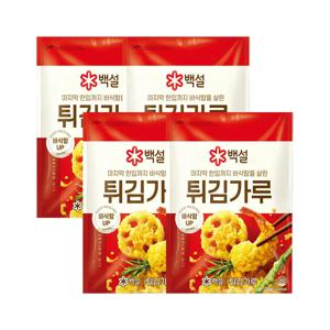 백설 튀김가루 1kg x4개