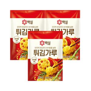 백설 튀김가루 1kg x3개