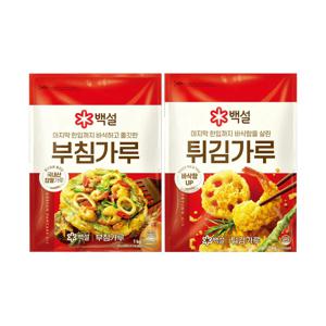 백설 부침가루 1kg x1개+튀김가루 1kg x1개