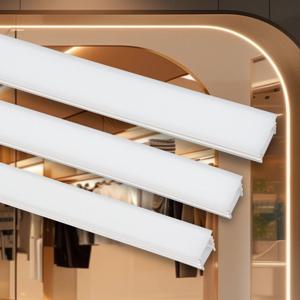 더쎈 실리콘 바 라인 매입형 사각 커버 1M 3size 플렉시블 LED바 커버 간접등