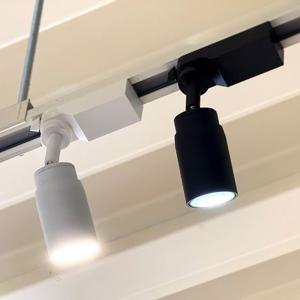 룩스램 LED 원통 레일등 인피니티 디밍 COB 10W 밝기조절 카페조명 주방조명