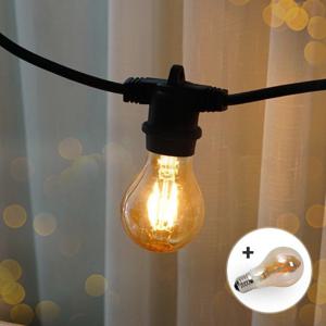 비츠온 파티라이트 전등선 12M 12.5M 15M 에디슨 A60 3W 전구포함 세트