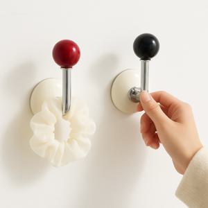 1+1 무타공 접착식 벽걸이 후크 2color 도어후크 벽 소품 걸이 부착 고리 훅