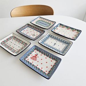 폴란드그릇 아티스티나 직사각접시 중 21.5cm