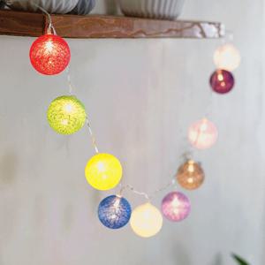 LED 코튼볼 가랜드 볼전구 감성캠핑 차박조명 트리 장식