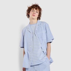 남 시어서커 5부 파자마 세트_체크 (4 colors)