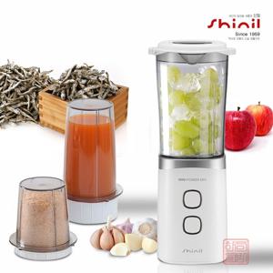 국산 다용도 만능 미니믹서기 마늘 다지기 분쇄기 주서기 다기능 소형 믹서기 날2개 3종컵