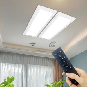 LED 사각 거실등 초슬림 엣지 1290X320 리모컨 색변환 밝기조절