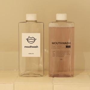 가글 소분용기 마우스 워시 리필용기 화이트캡 350ml