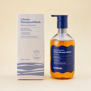 저자극 저점도 아기 샴푸앤바스 300ml 판테놀 유기농 추출물