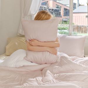 쫀득쫀득  모찌모찌 스트라이프 사계절 차렵 이불세트 SS,Q (2colors)