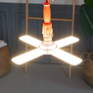 LED 접이식 바람개비 램프 폴딩 캠핑 휴대용 전구 60W