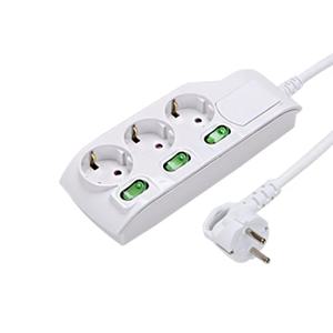 일신 콘센트 멀티코드 스위치 개별 3구_ 3size