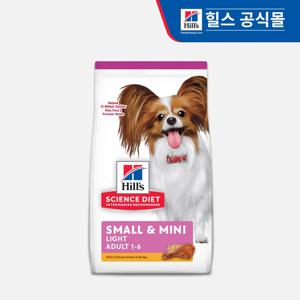 강아지사료 어덜트 라이트 스몰포 다이어트 소형견 1~6세 7kg (9101)