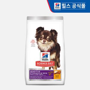 강아지사료 어덜트 센서티브 스토막 앤 스킨 스몰 앤 미니 6.8kg (10440)