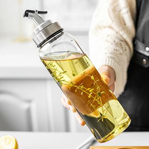 원터치 유리 오일병 기름병 참기름병 소스통 500ml