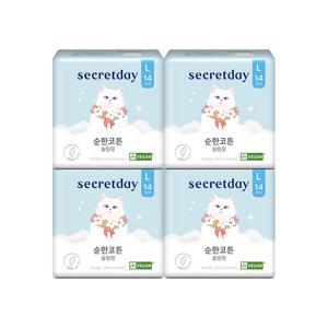 순한코튼슬림핏 대형 14P 4팩+쿨링중형 2P 2팩O