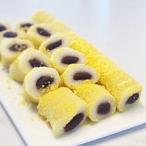 겉은말랑 속은쫀득 노랑말이 찰떡 1kg 식사대용 간편간식 떡주문