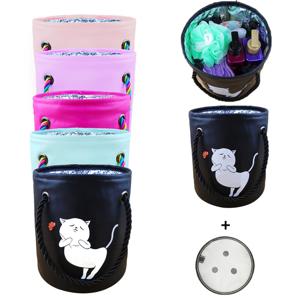 양동이고양이 수영가방 수영장 물놀이 워터파크 목욕가방 받침대포함